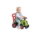 Falk Claas-traktor m/skubbehåndtag, rat og horn